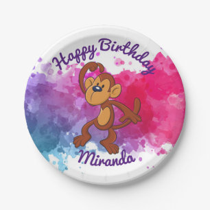Monkey Party Plates