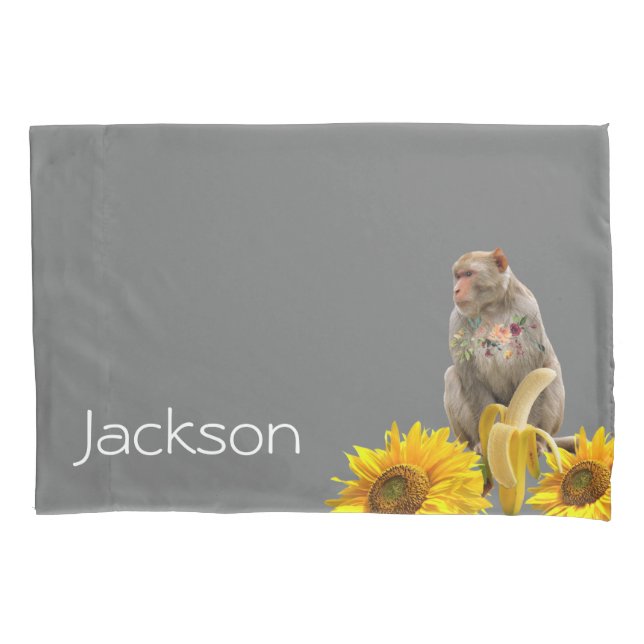 Monkey Pillow Case (Front)