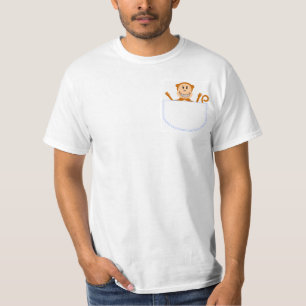 Monkey pocket pal t-shirt