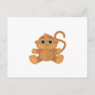 Monkey Postcard