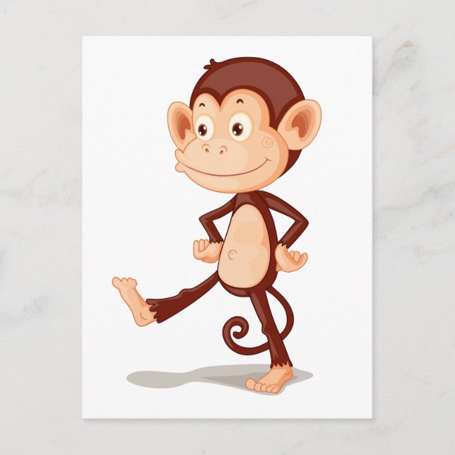 Monkey Postcard (Front)