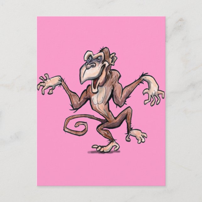 Monkey Postcard (Front)