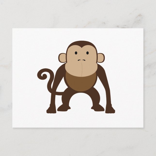 Monkey Postcard (Front)