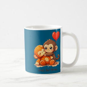 Monkey punch baby graphic little punch big love  coffee mug