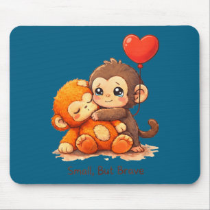 Monkey punch baby graphic little punch big love mouse pad