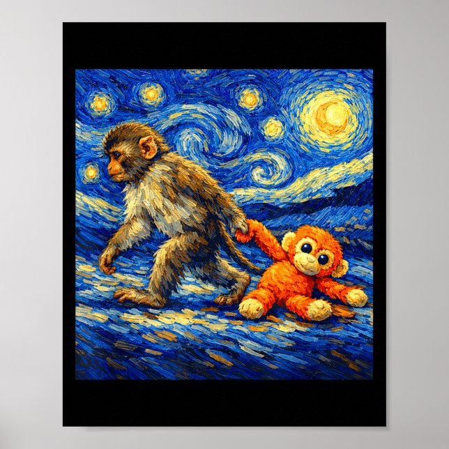 Monkey punch team punch baby monkey  poster (Front)