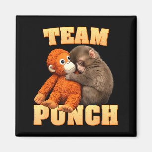 Monkey punch team punch magnet