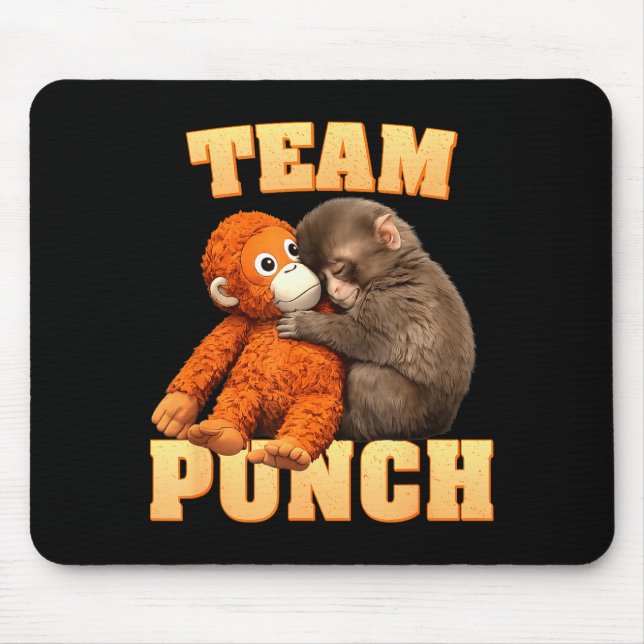 Monkey punch team punch  mouse pad (Front)