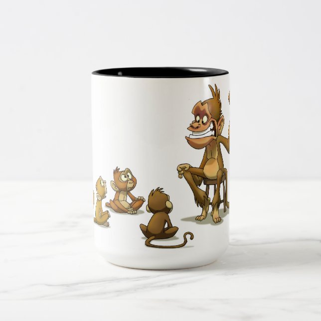 Monkey Puppet Show Mug (Center)