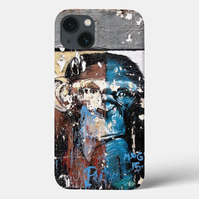 Monkey Retro Apple iPhone 8/7, Barely There Case-Mate iPhone Case (Back)