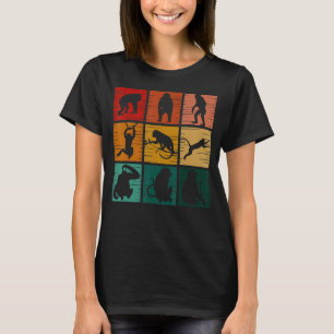 Monkey Retro Vintage Wild Animal For Men Women 2 T-Shirt