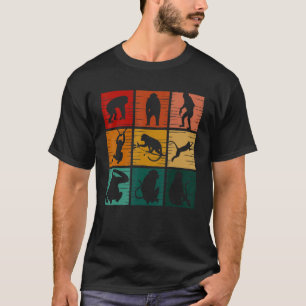 Monkey Retro Vintage Wild Animal For Men Women 2 T-Shirt