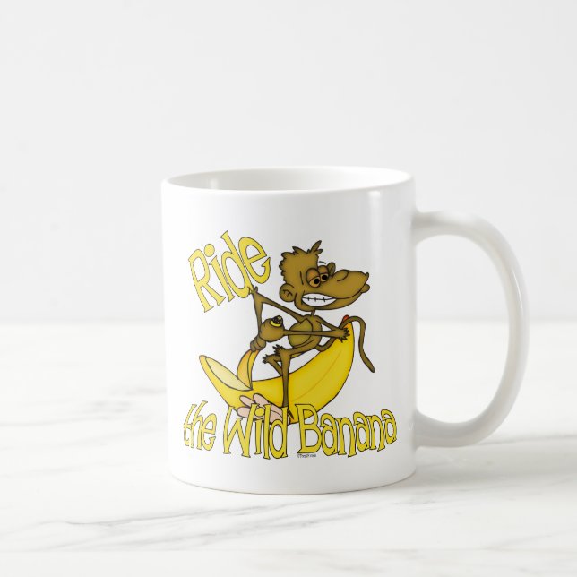 monkey-ridebanana coffee mug (Right)