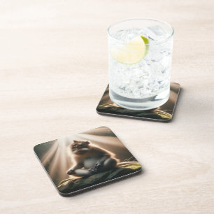 Monkey See Beverage Coaster