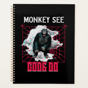 Monkey See Code Do Web Developer Humour Planner