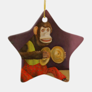 Monkey See Monkey Do Ceramic Tree Decoration