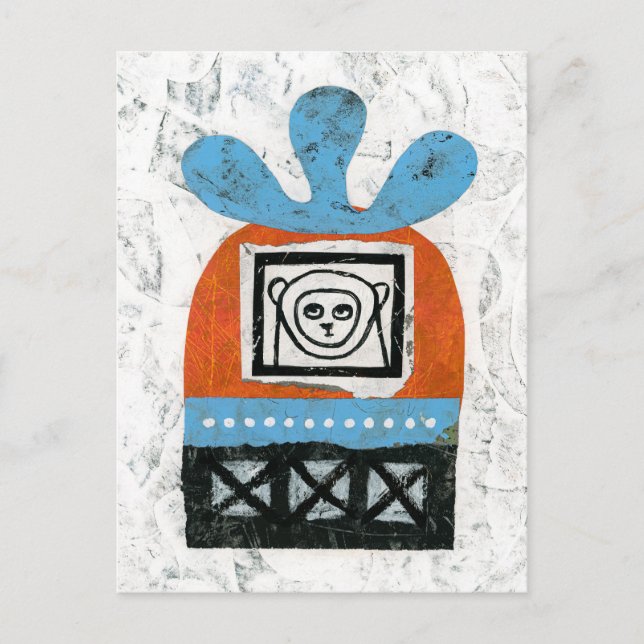 Monkey Sees All Postcard (Front)