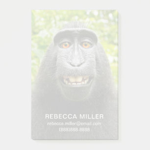 Monkey Selfie Post-it Notes