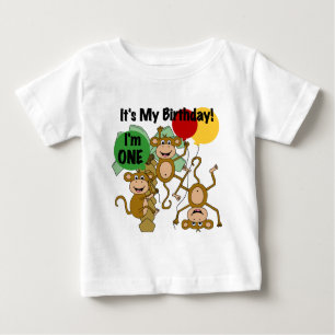 Monkey Shine 1st Birthday T-shirts and Gifts