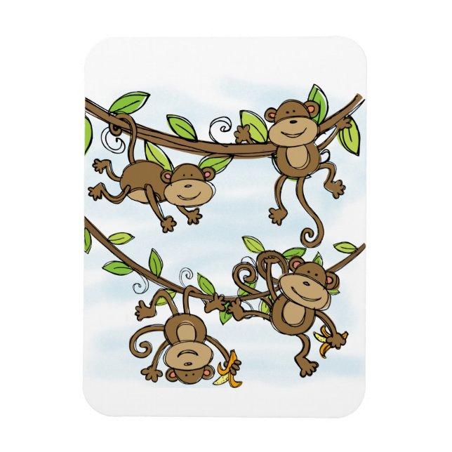 Monkey Shine Magnet (Vertical)