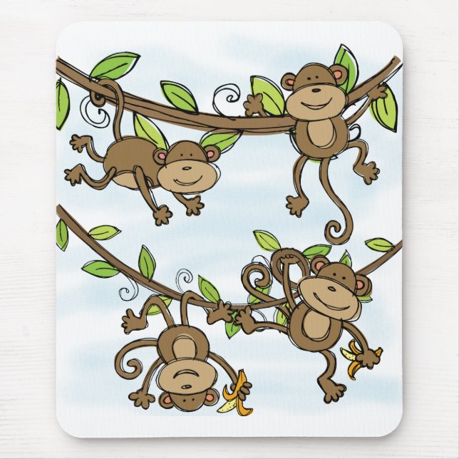 Monkey Shine Mouse Pad (Front)