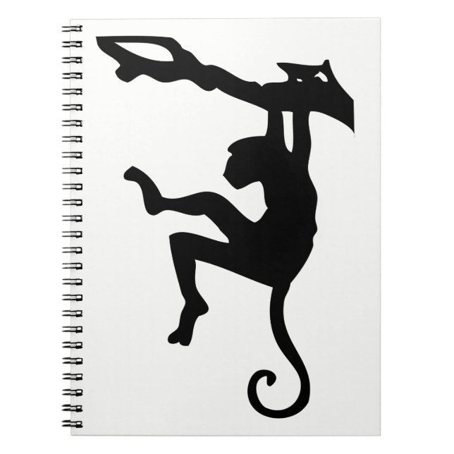 Monkey Silhouette Notebook (Front)