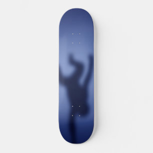 Monkey silhouette skateboard