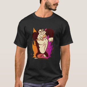 monkey singing karaoke singer music microphone T-Shirt