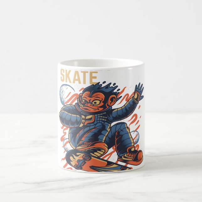 MONKEY SKATE COFFEE MUG (Center)