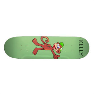 Monkey skateboard, custom name. skateboard