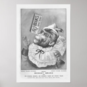 Monkey Soap Poster