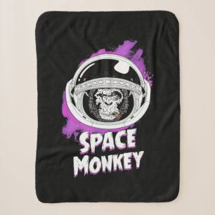 Monkey Space Monkey Sherpa Blanket