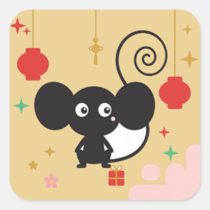 Monkey Spring Festival Sticker