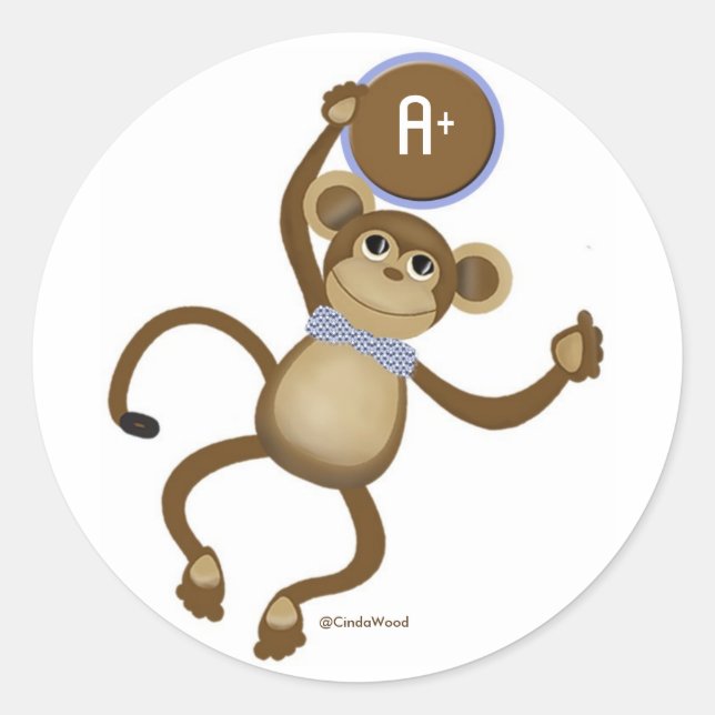 Monkey Sticker (Front)