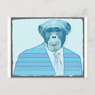 Monkey Suit Postcard