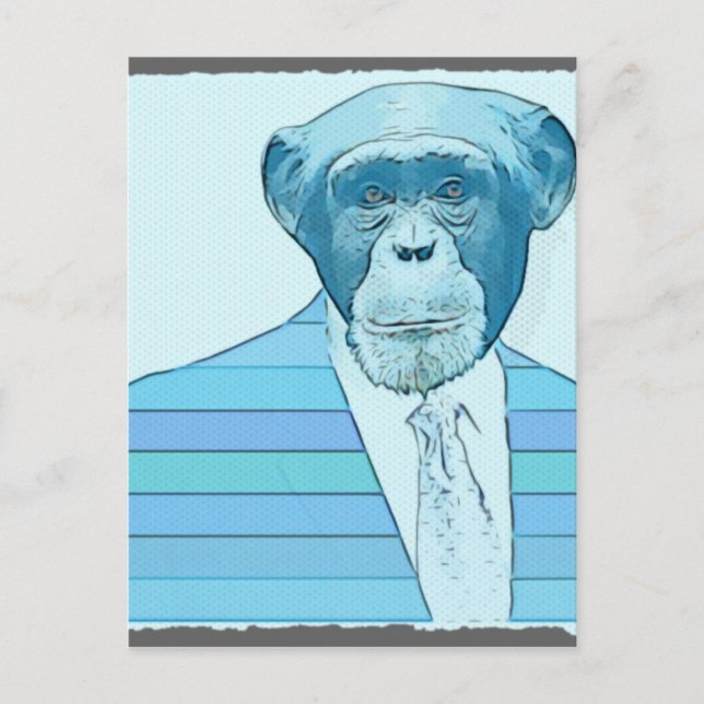 Monkey Suit Postcard (Front)