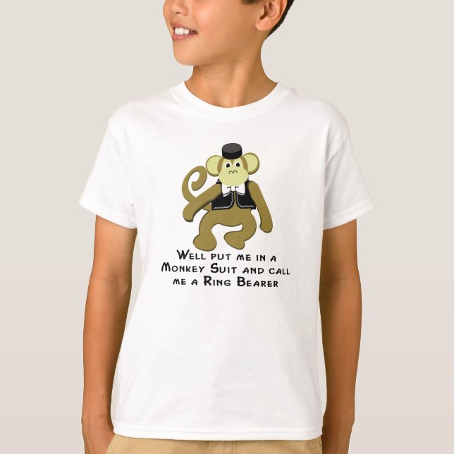 Monkey Suit/ Ring Bearer T-Shirt (Front)