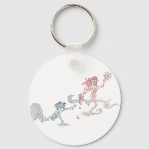 monkey sun snatcher key ring