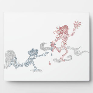 monkey sun snatcher plaque