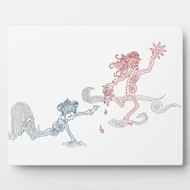 monkey sun snatcher plaque (Front)