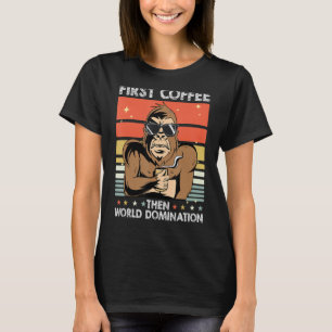 Monkey Sunglasses Animal Primate Ape Monkey T-Shirt