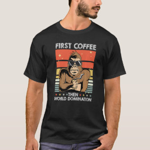 Monkey Sunglasses Animal Primate Ape Monkey T-Shirt