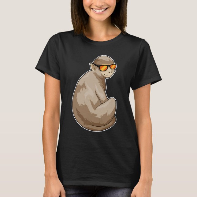 Monkey Sunglasses T-Shirt (Front)