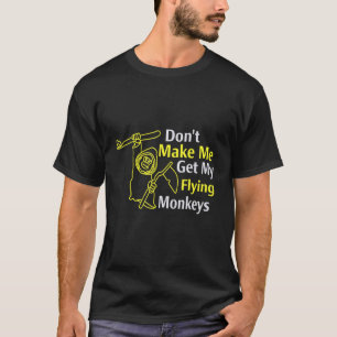 Monkey Tees For Men Angry Monkey Flying Monkeys 3