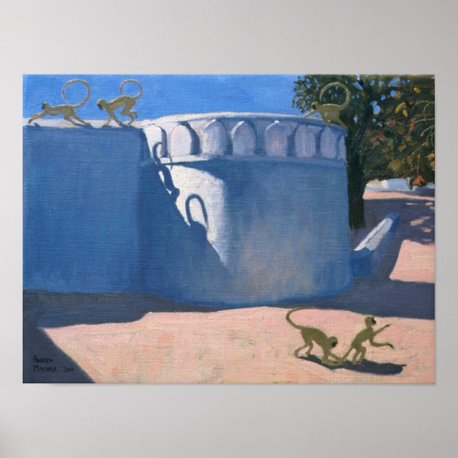 Monkey Temple India 2000 Poster (Front)