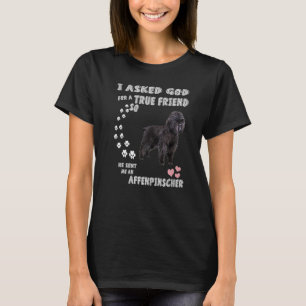 Monkey Terrier Dog Quote Mum Dad Costume Cute Affe T-Shirt