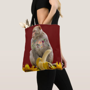 Monkey Tote Bag