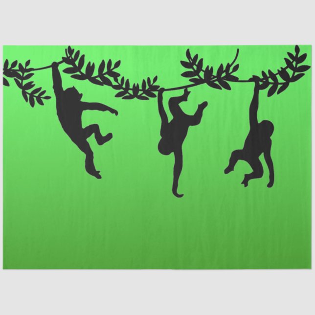 Monkey Troop Tissue Paper (Front)