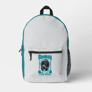 Monkey Type, Code Runs Funny Full-Stack Developer Printed Backpack