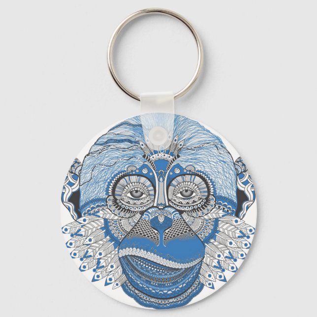 Monkey -universal key ring (Front)